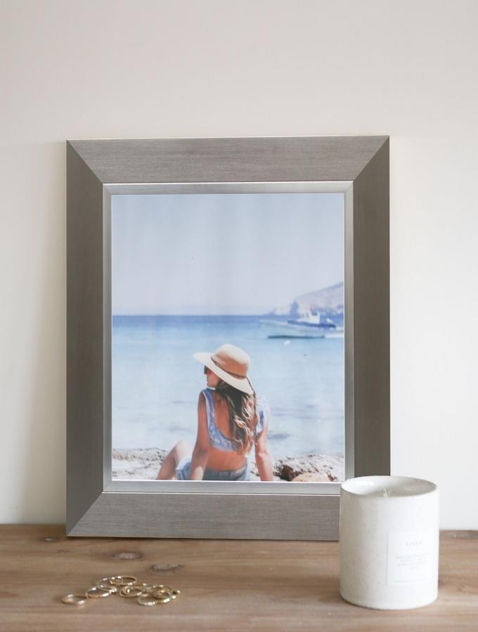 Deknudt Frames Cadre Photo Large En Argenté Avec Biseau Argenté S861D1