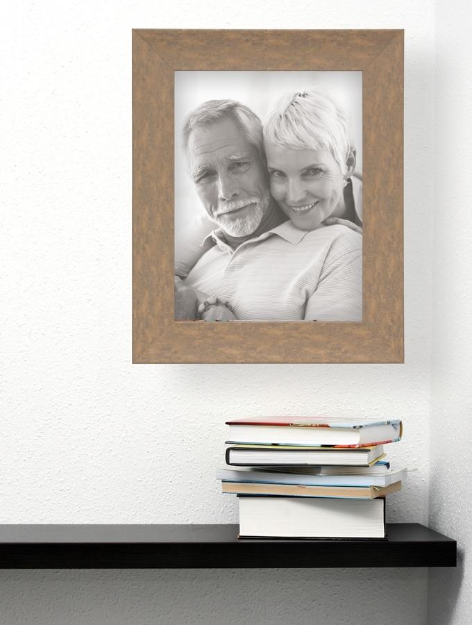 Deknudt Frames Cadre Photo Large En Nuance Bronze-gris S71VC3