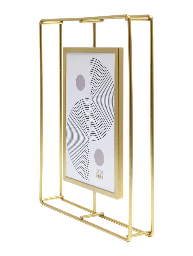 Deknudt Frames Cadre Photo - Métal Doré - épuré - Vintage S68PD4