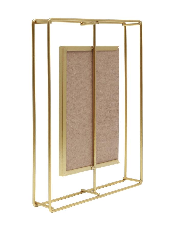 Deknudt Frames Cadre Photo - Métal Doré - épuré - Vintage S68PD4