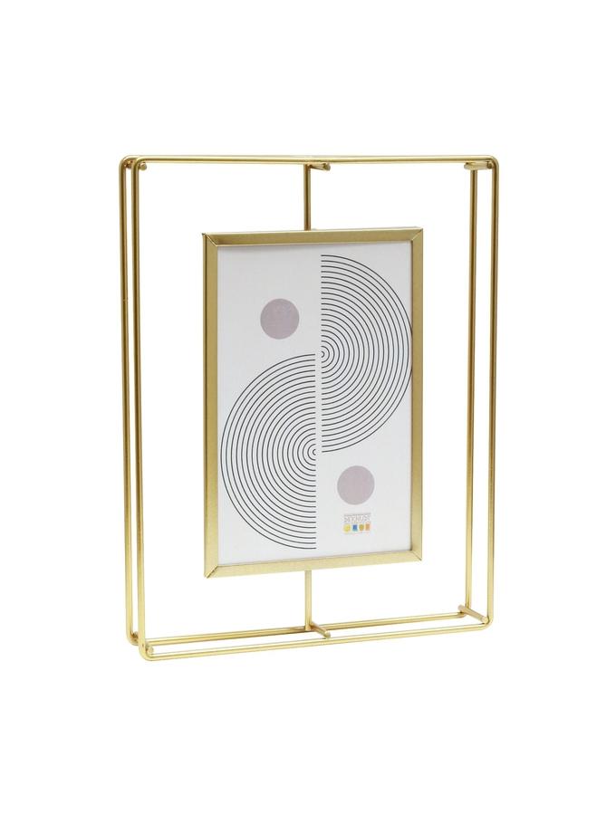 deknudt frames Cadre photo - métal doré - épuré - vintage S68PD4
