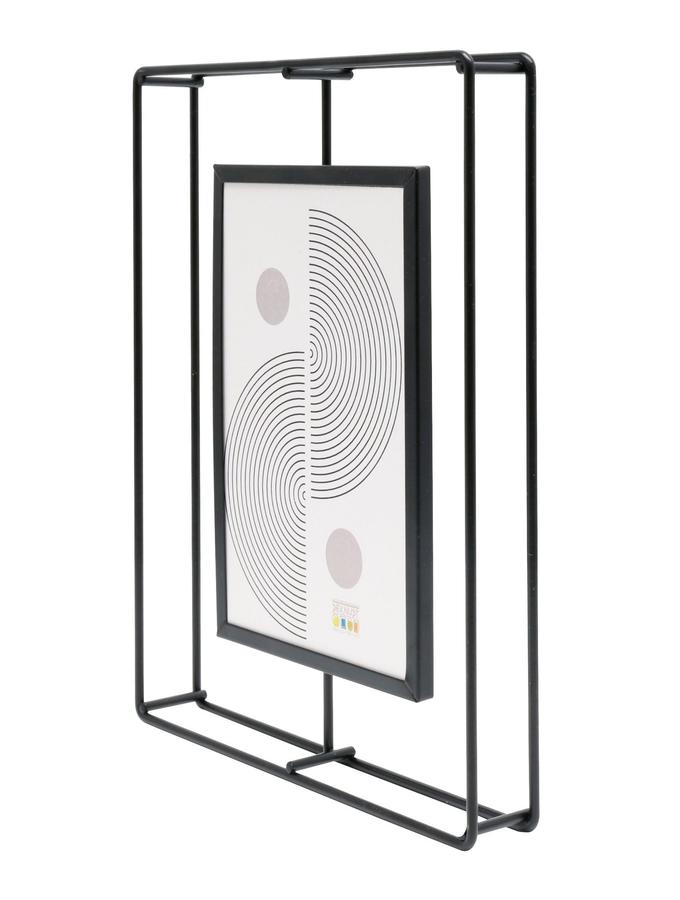 Deknudt Frames Cadre Photo - Métal Noir - épuré - Vintage S68PD2