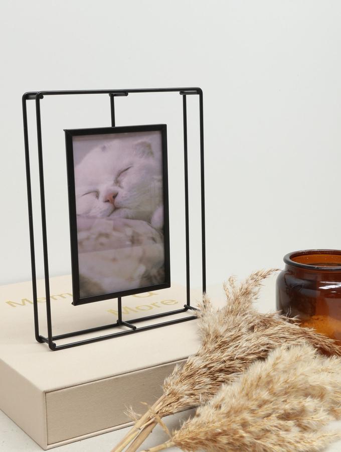 Deknudt Frames Cadre Photo - Métal Noir - épuré - Vintage S68PD2