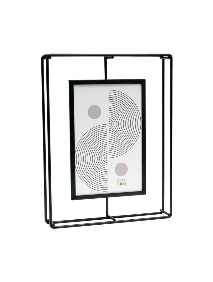 deknudt frames Cadre photo - métal noir - épuré - vintage S68PD2