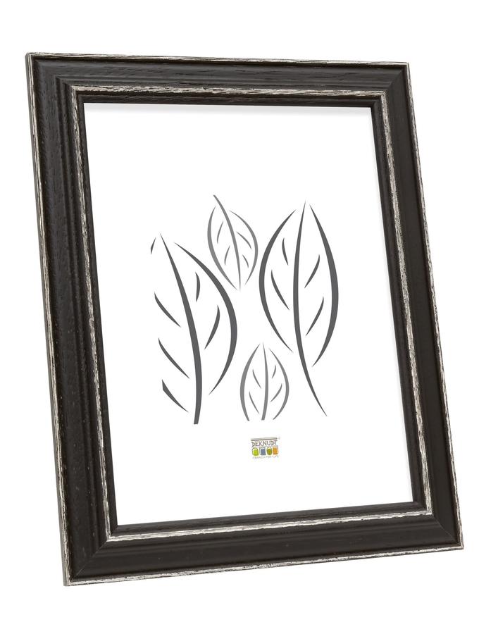 deknudt frames Cadre photo noir avec biseau naturel S221F2