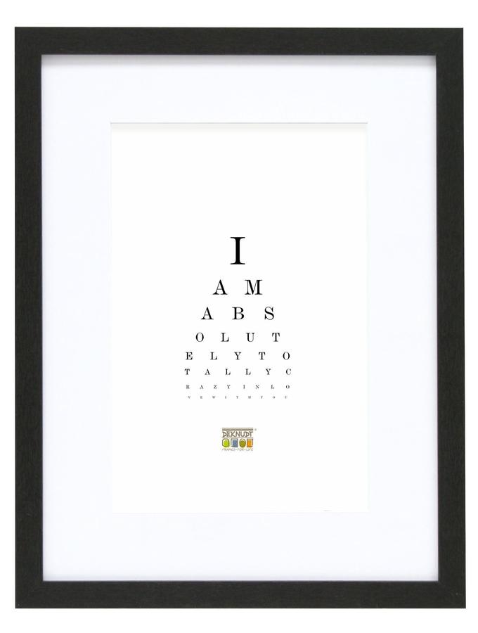 Deknudt Frames Cadre Photo Noir Avec Passe-partout Blanc S66KF2 P1