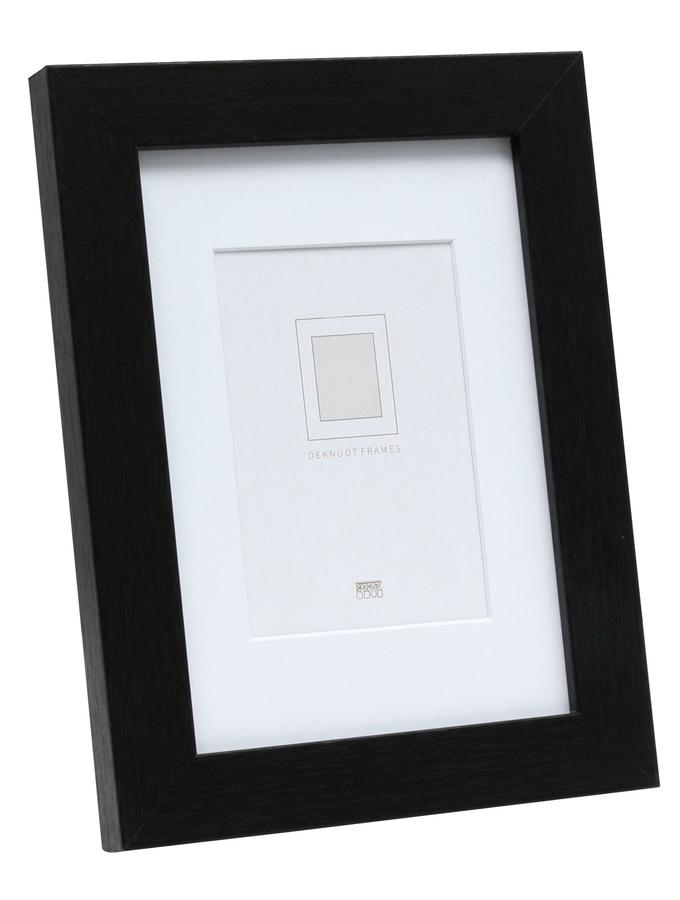 deknudt frames Cadre photo noir avec passe-partout blanc S66KF2 P1