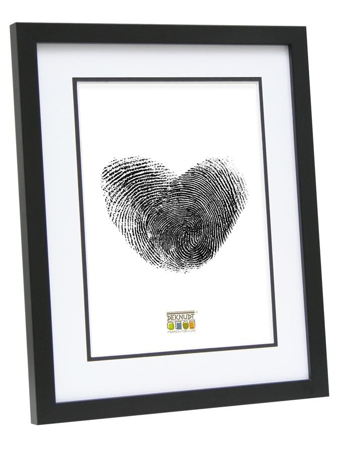 deknudt frames Cadre photo noir avec passe-partout S43AK2 P1