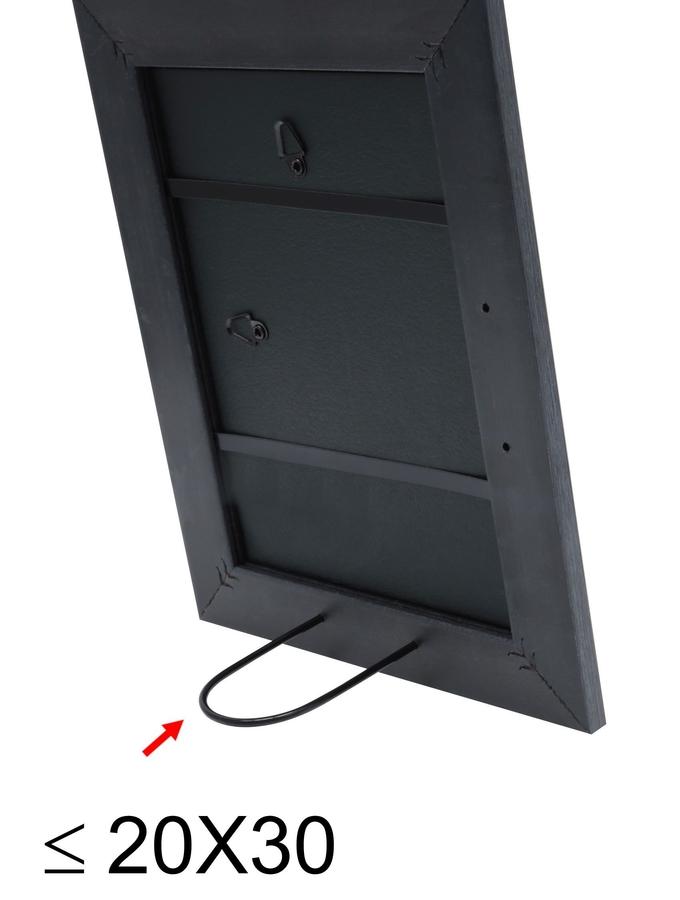 Deknudt Frames Cadre Photo Noir Avec Structure Bois S45MF2