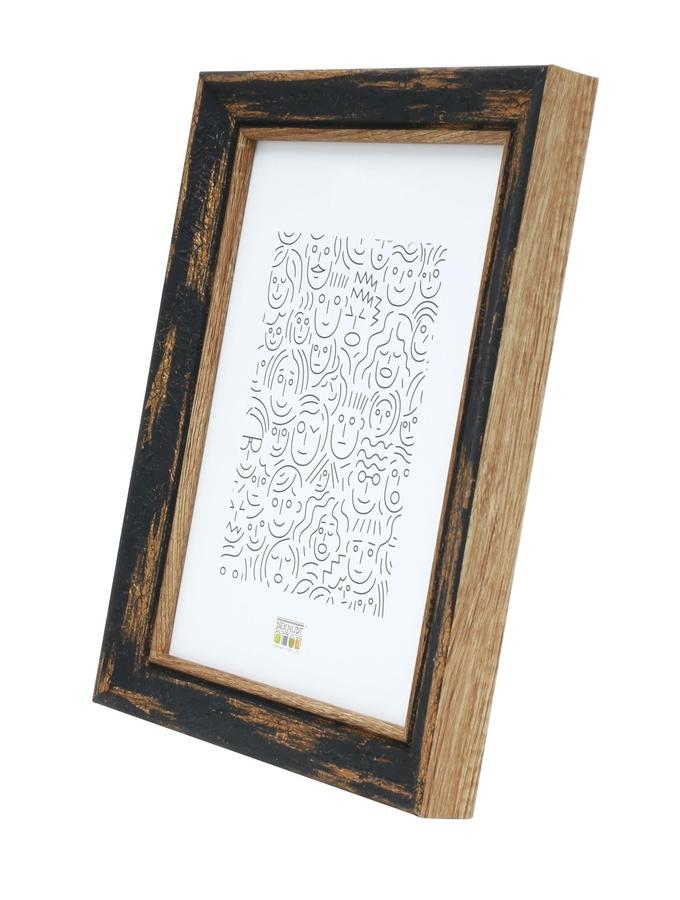 Deknudt Frames Cadre Photo Noir Dans Une Finition Bois De Plage S46TG2