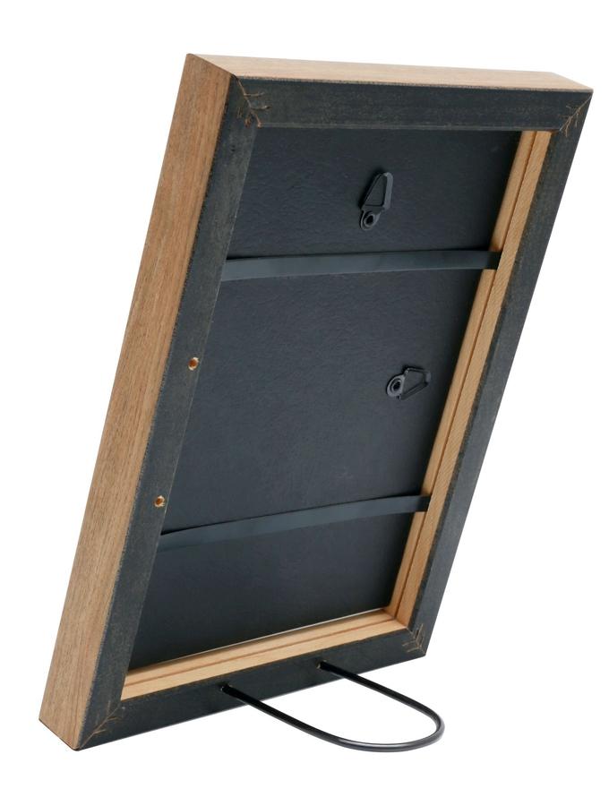 Deknudt Frames Cadre Photo Noir En Bois Avec Bord En Couleur Bois S46JH2