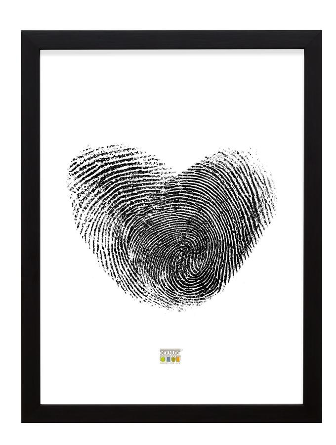 Deknudt Frames Cadre Photo Noir En Bois Avec Bord En Couleur Bois S46JH2