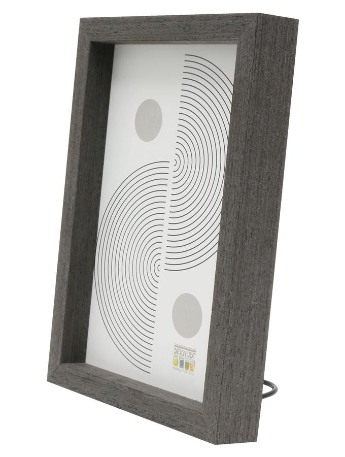 Deknudt Frames Cadre Photo - Noir Gris - épuré - Bois - FSC Mix WB-COC-001906 S68XH2