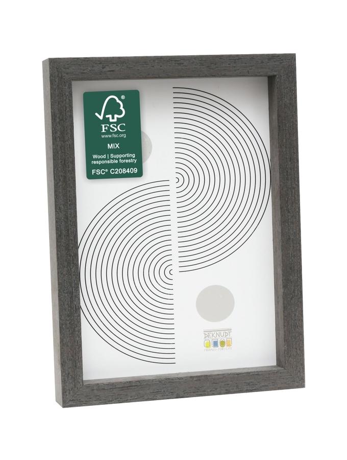 deknudt frames Cadre photo - noir gris - épuré - bois - FSC Mix WB-COC-001906 S68XH2