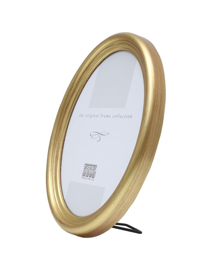 Deknudt Frames Cadre Photo Ovale Doré Résine S100A3