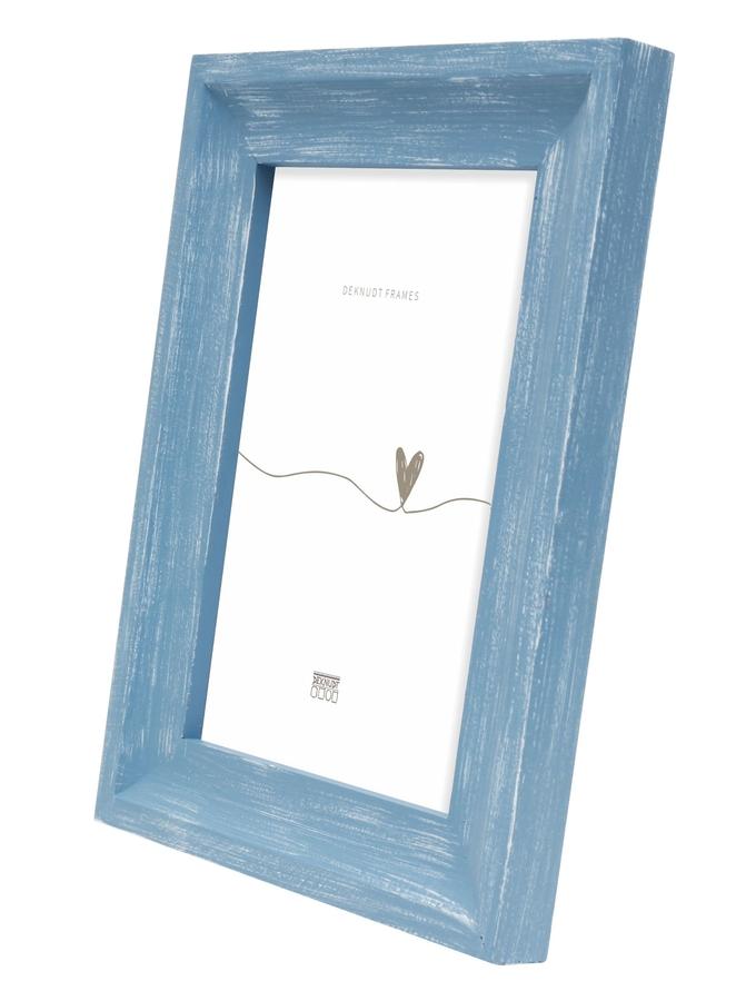 Deknudt Frames Cadre Photo Peint à La Main En Bleu S67UF6