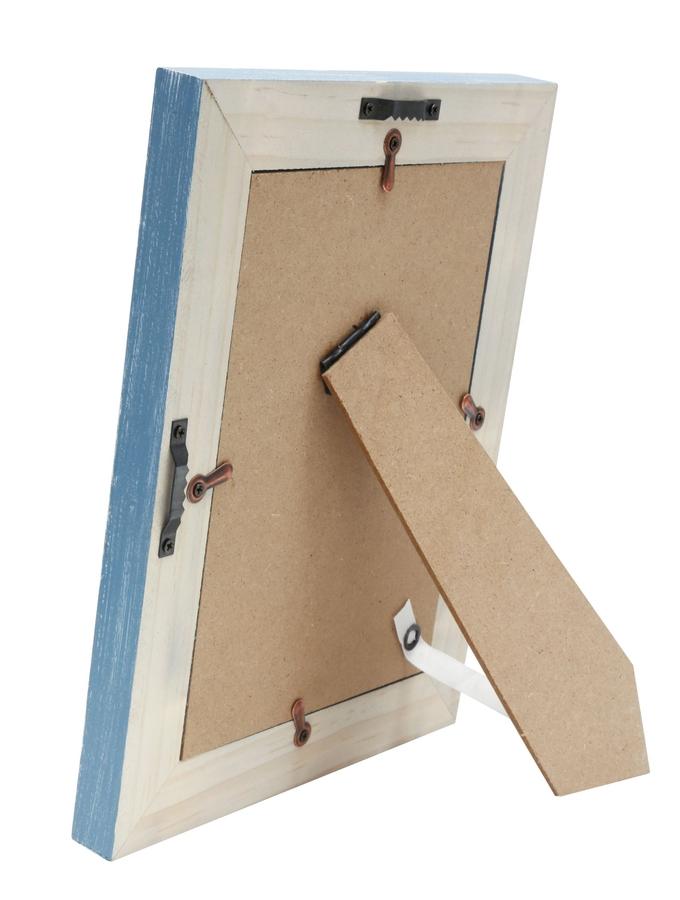 Deknudt Frames Cadre Photo Peint à La Main En Bleu S67UF6