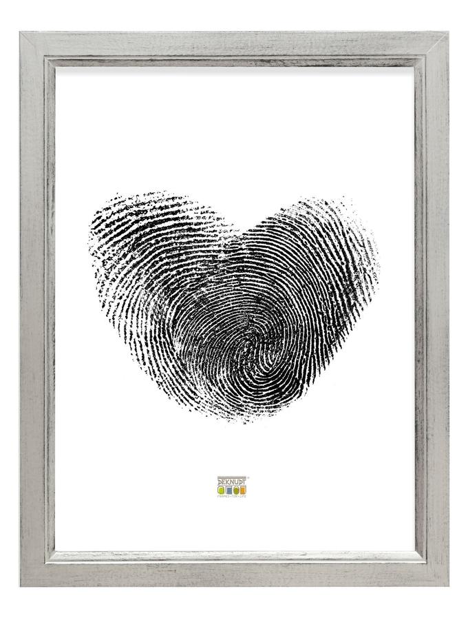Deknudt Frames Cadre Photo Peint à La Main En Couleur Argenté