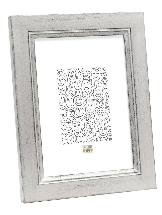 deknudt frames Cadre photo peint à la main en couleur argenté