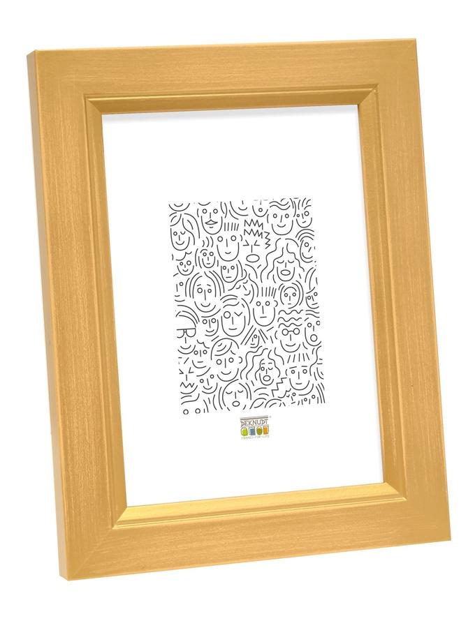 deknudt frames Cadre photo peint à la main en couleur doré