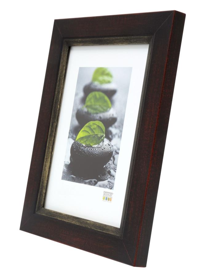 Deknudt Frames Cadre Photo Peint à La Main En Noir-brun S42LF9