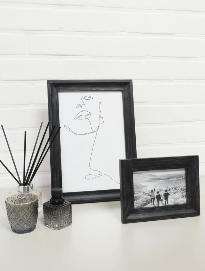 Deknudt Frames Cadre Photo Peint à La Main En Noir S67UF2