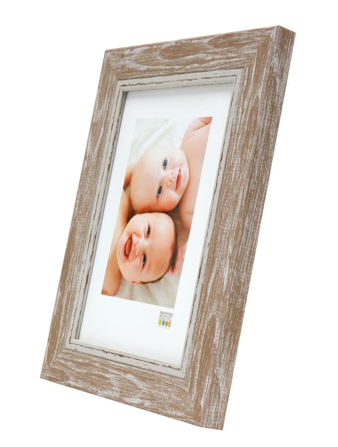 Deknudt Frames Cadre Photo Peint En Beige Avec Biseau Assorti S45VY3