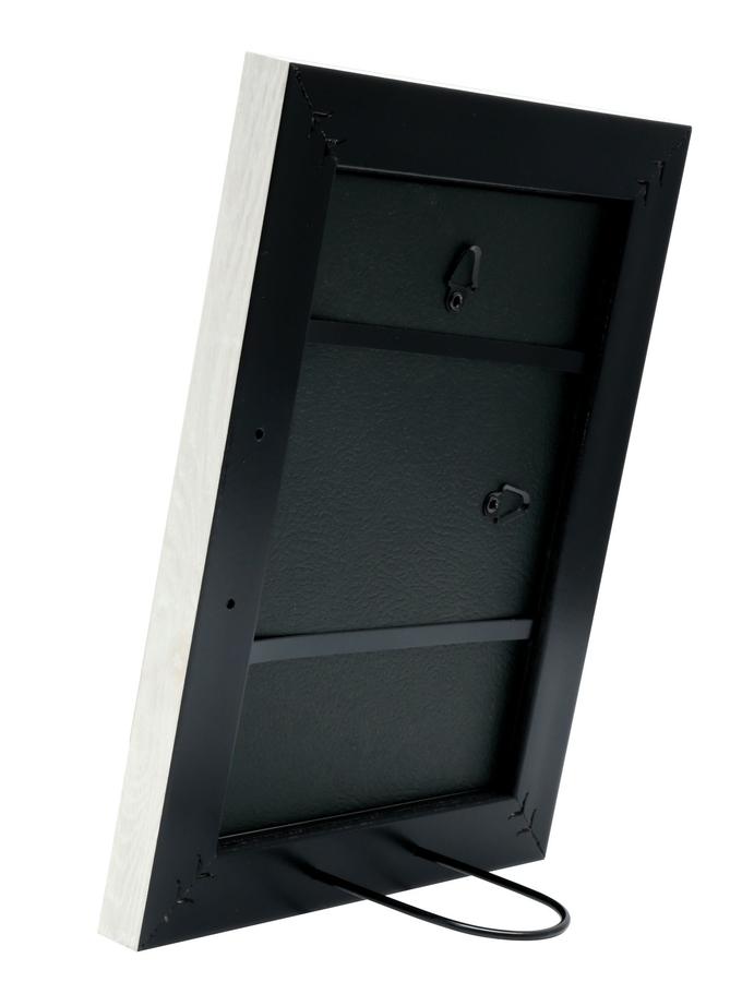 Deknudt Frames Cadre Photo Peint En Blanc Avec Biseau Assorti S45VY1