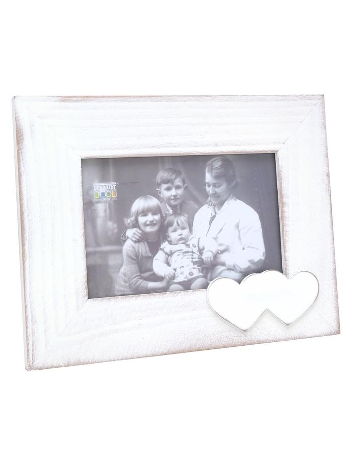 Deknudt Frames Cadre Photo Peint En Blanc Avec Coeurs S67TR1 H1