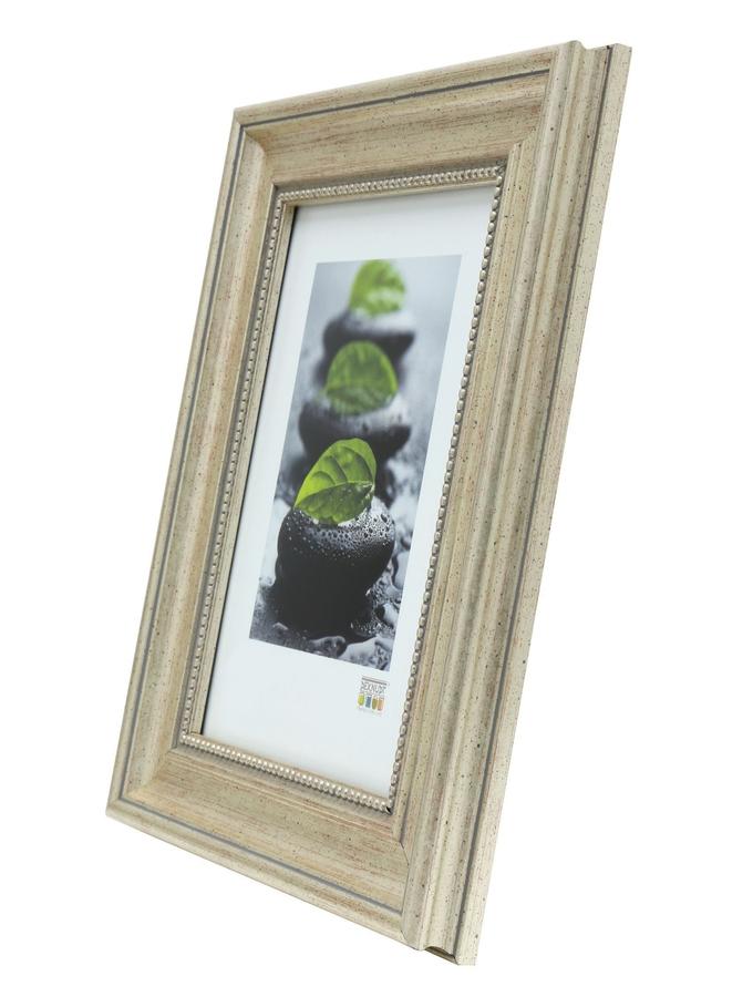 Deknudt Frames Cadre Photo Retro En Couleur Argenté Avec Filet De Perles S45HD1