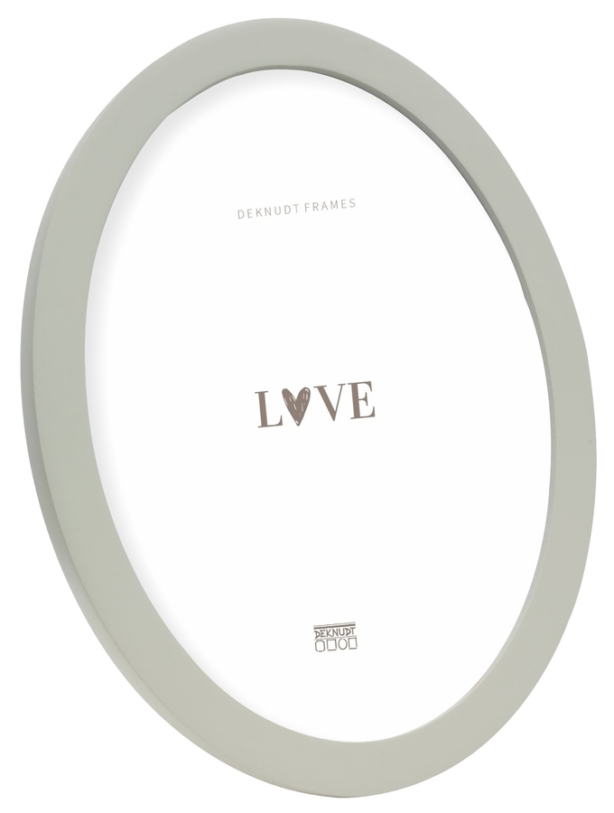 deknudt frames Cadre photo rond ou oval en gris S67YV7