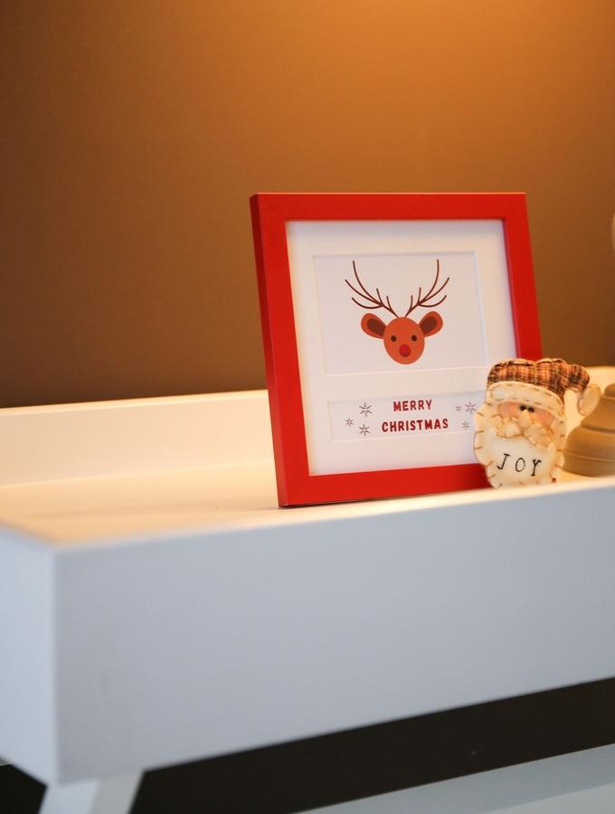 Deknudt Frames Cadre Photo Rouge Avec Motif Noël S45SK4 E2