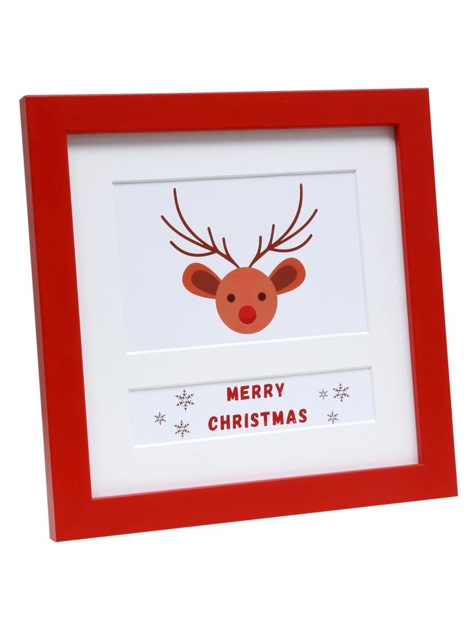 deknudt frames Cadre photo rouge avec motif Noël S45SK4 E2 deknudt frames Cadre photo rouge avec motif Noël S45SK4 E2