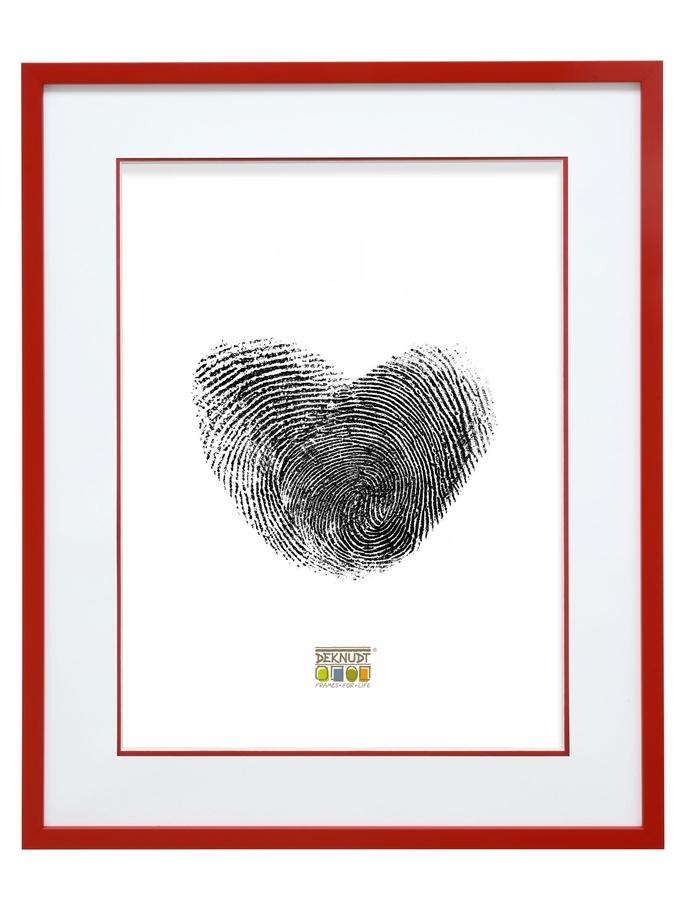 Deknudt Frames Cadre Photo Rouge Avec Passe-partout S43AK4 P1