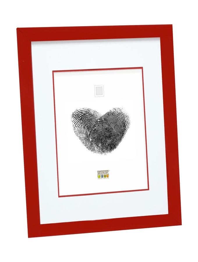 deknudt frames Cadre photo rouge avec passe-partout S43AK4 P1