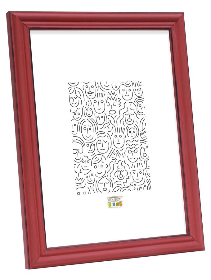 deknudt frames Cadre photo rouge style rustique S235F4