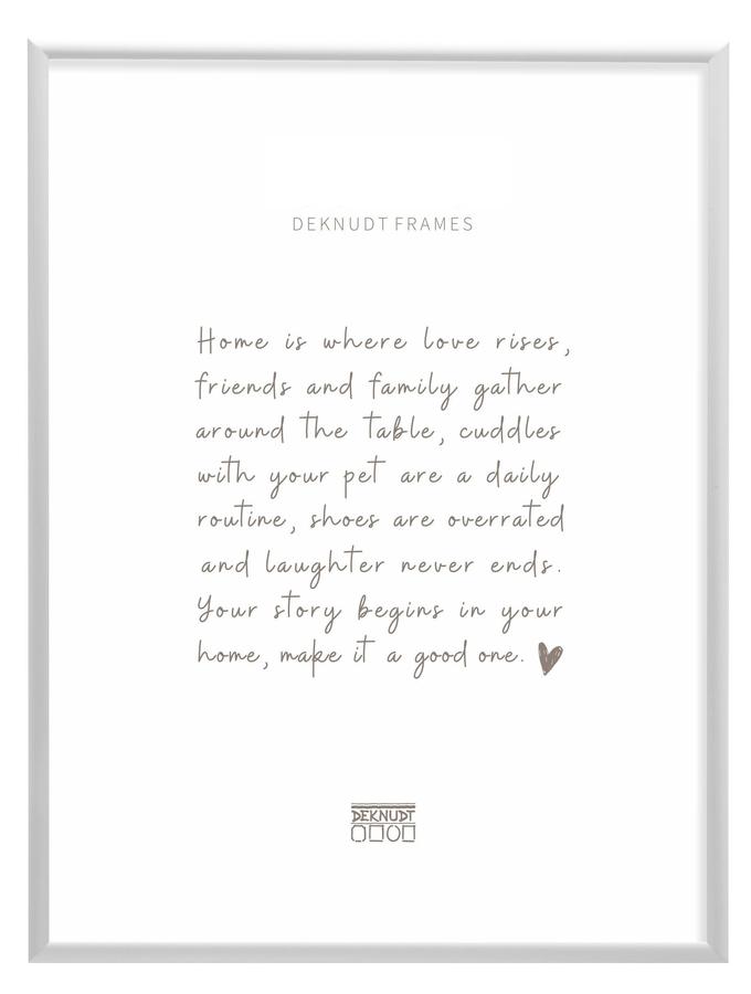 Deknudt Frames Cadre Photo Simple En Aluminium Couleur Argenté Mat S027D1