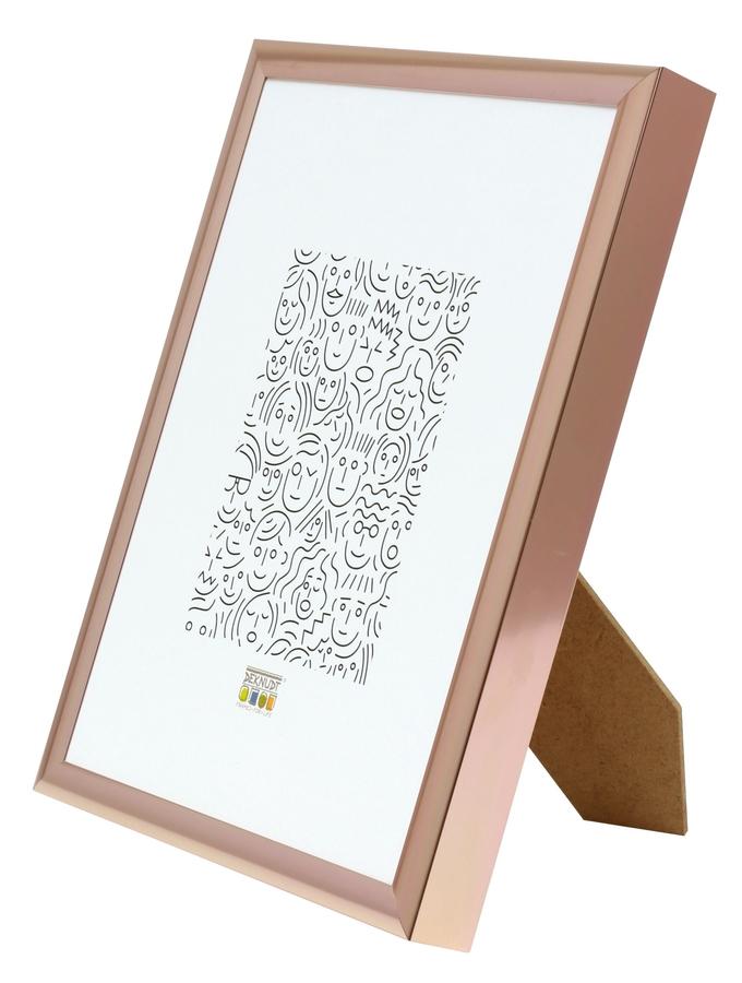 Deknudt Frames Cadre Photo Simple En Aluminium Couleur Doré Rose S027A5