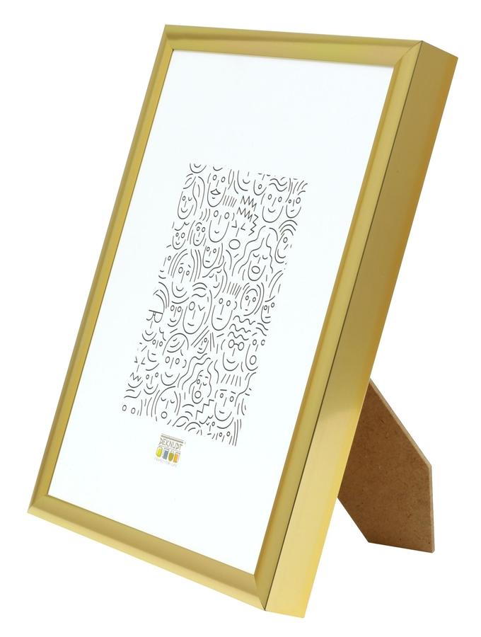 Deknudt Frames Cadre Photo Simple En Aluminium Couleur Doré S027A4