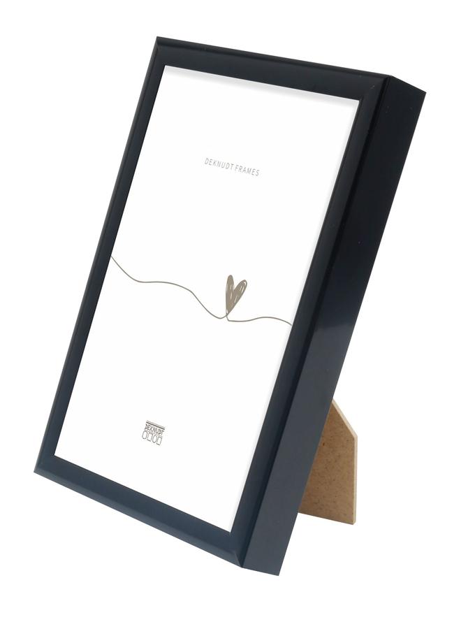 Deknudt Frames Cadre Photo Simple En Aluminium Couleur Noir Brillant S027S2