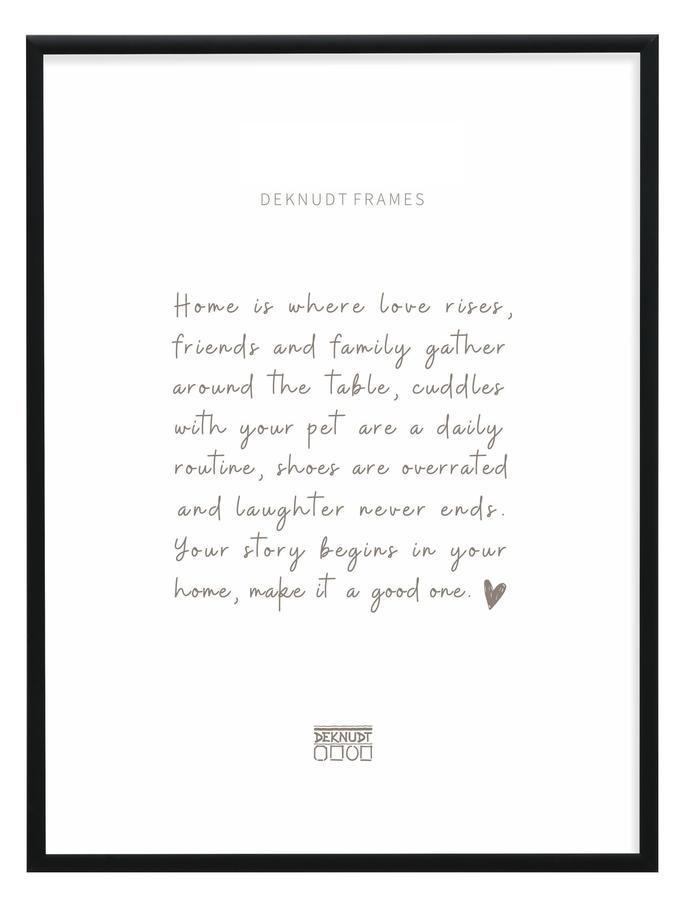 Deknudt Frames Cadre Photo Simple En Aluminium Couleur Noir Mat S027K2