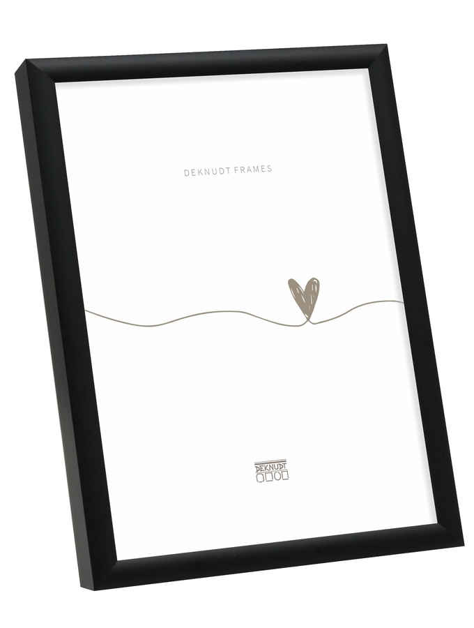 deknudt frames Cadre photo simple en aluminium couleur noir mat S027K2