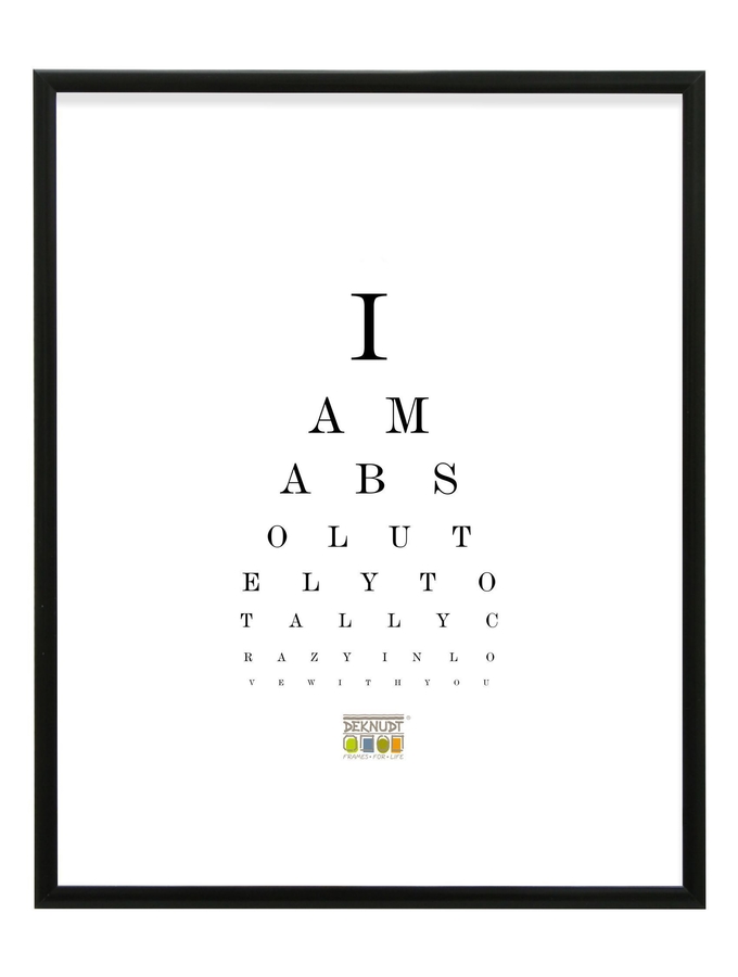 Deknudt Frames Cadre Photo Simple En Aluminium Couleur Noir S024S2
