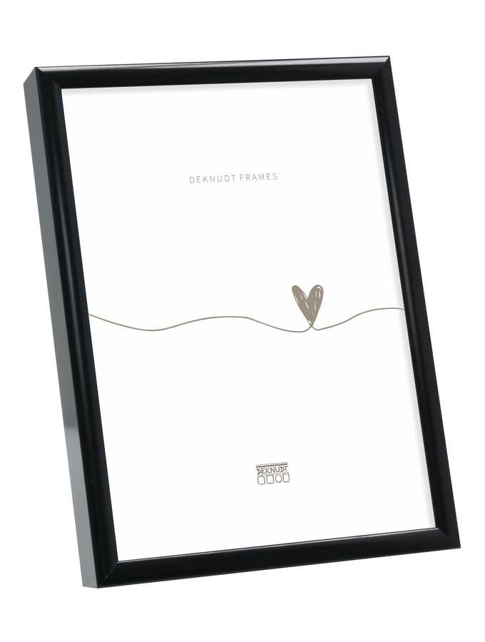 deknudt frames Cadre photo simple en aluminium couleur noir S024S2