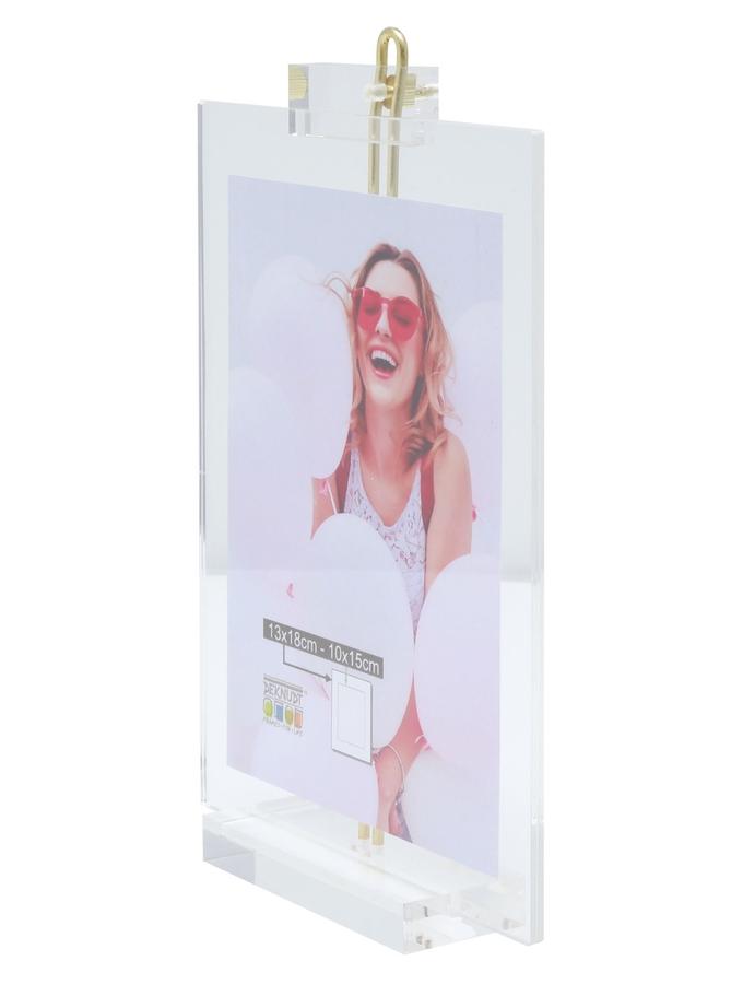 Deknudt Frames Cadre Photo Transparent Avec Support En Résine S58SH1