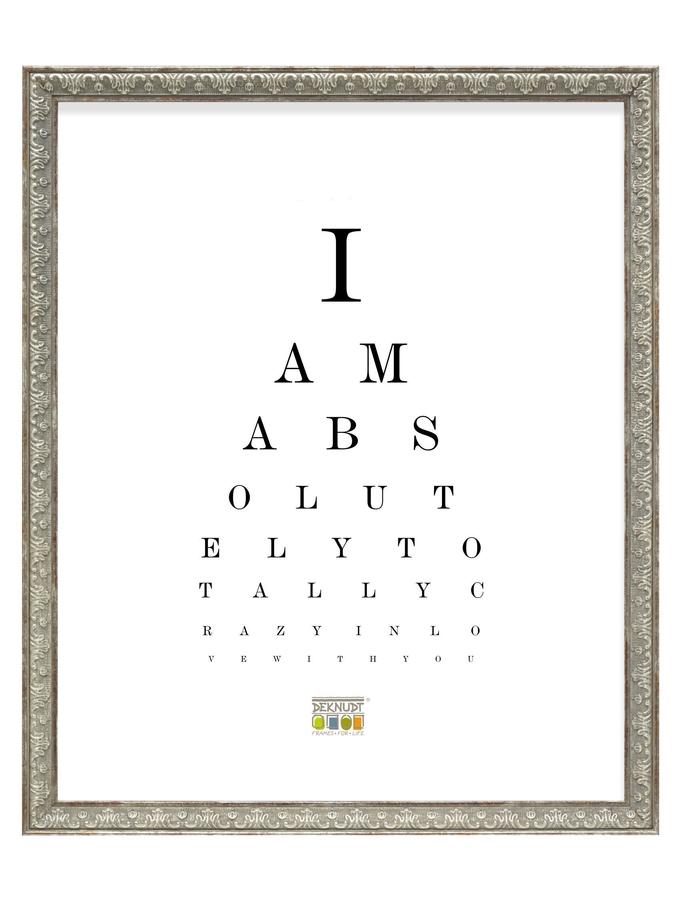 Deknudt Frames Cadre Retro En Couleur Argenté Avec Motif Baroque S95MD1