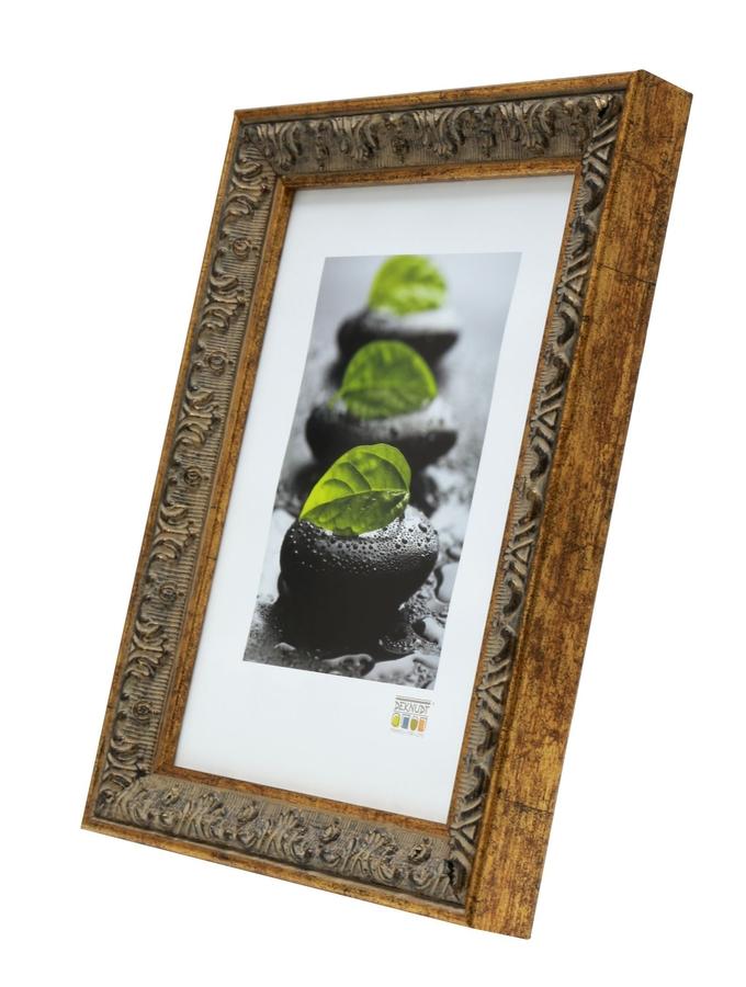 Deknudt Frames Cadre Retro En Couleur Doré Et Gris Avec Motif Baroque S95MA2