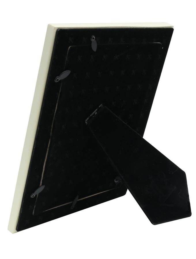 Deknudt Frames Cadre Retro Gris Avec Biseau Blanc S66PL1