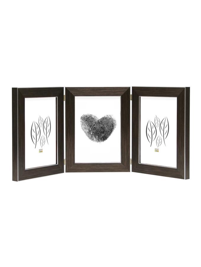 deknudt frames Cadre triptyque en brun pour photos vertikales S41VK3 H3V