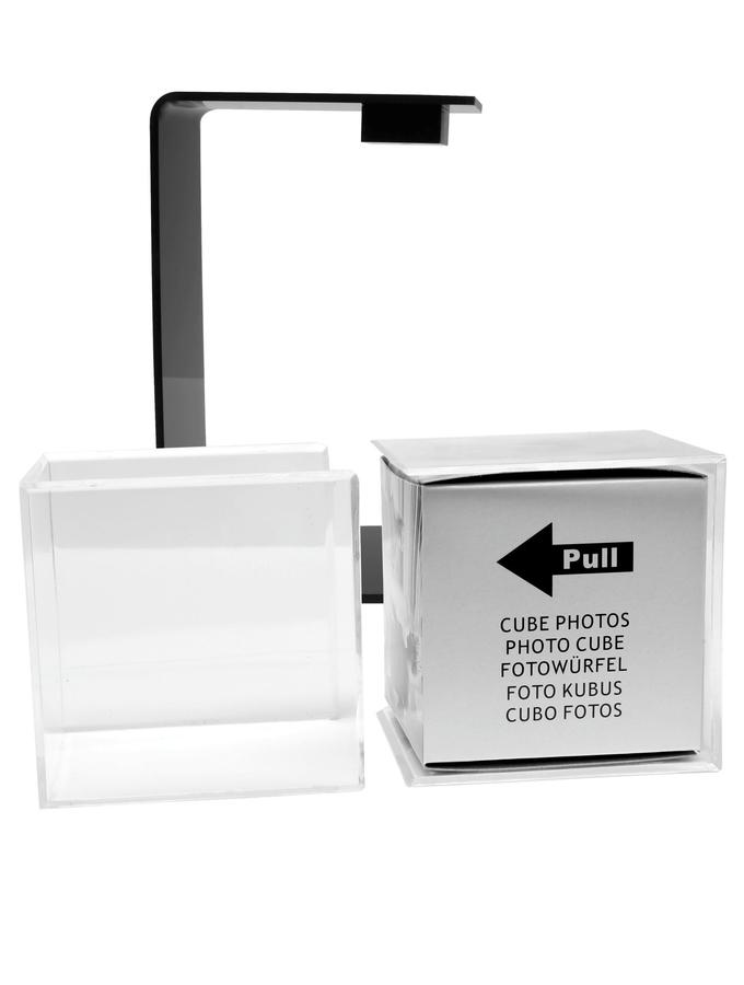 Deknudt Frames Cube Photo Tournant Avec Un Support En Noir S58RF4